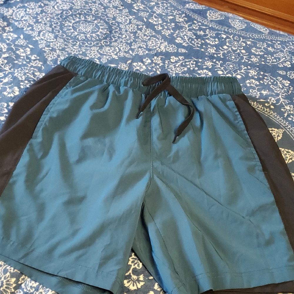 Aeropostale Teal and Black Shorts